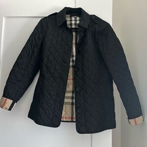 Burberry quilted black coat / jacket